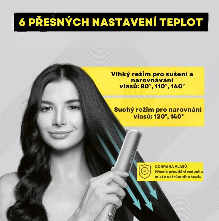 VITALmaxx Multifunkční styler žehlička a fén na vlasy MS-15475 (1)